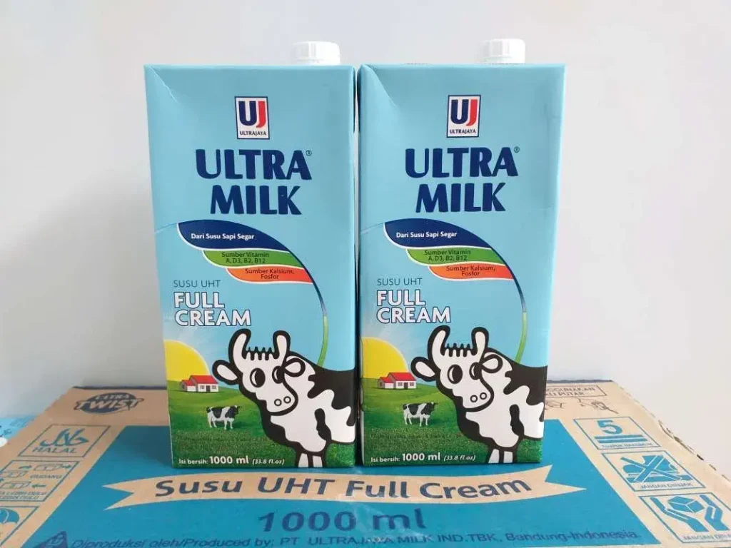 kopi susu dengan ultra milk
